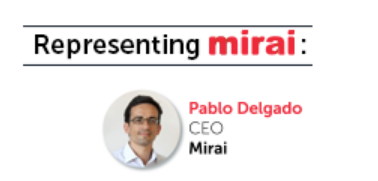 Representing Mirai Pablo Delgadp